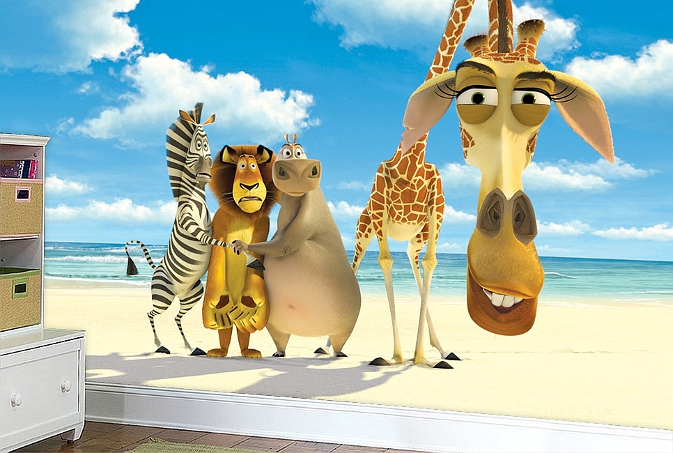 Φωτογραφία προϊόντος: Φωτοταπετσαρία Madagascar 3 - Χαρτί Πλαστικοποιημένο