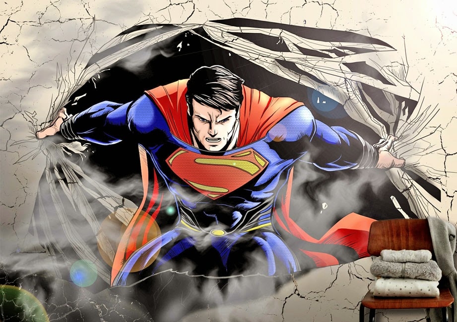 Φωτογραφία προϊόντος: Φωτοταπετσαρία Superman 1 - Χαρτί Πλαστικοποιημένο