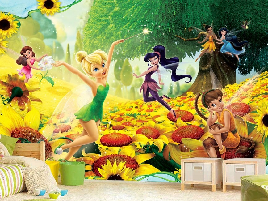 Φωτογραφία προϊόντος: Φωτοταπετσαρία Tinkerbell 4 - Χαρτί Πλαστικοποιημένο