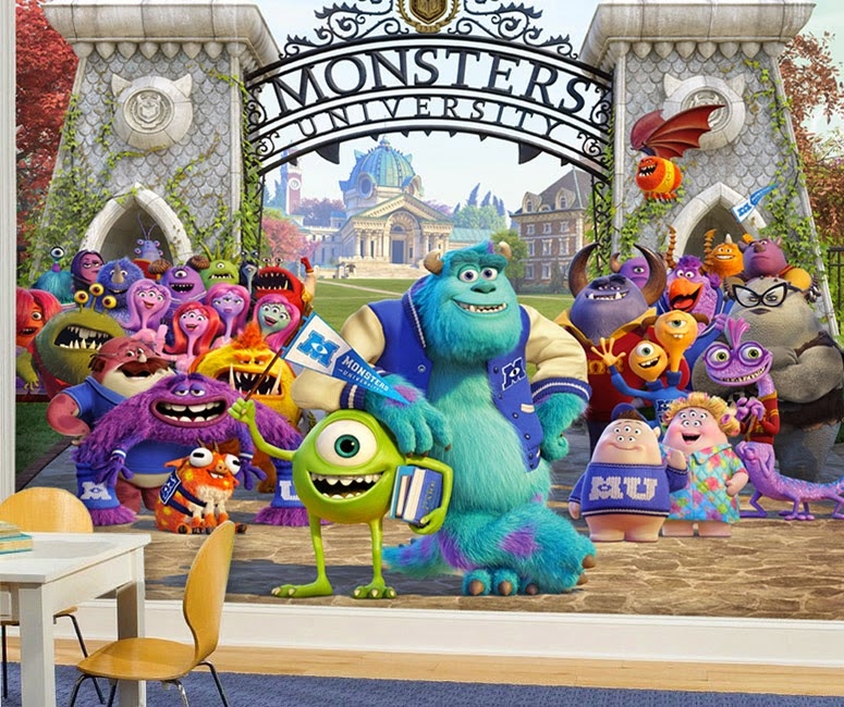 Φωτογραφία προϊόντος: Φωτοταπετσαρία Monsters University 1 - Χαρτί Πλαστικοποιημένο