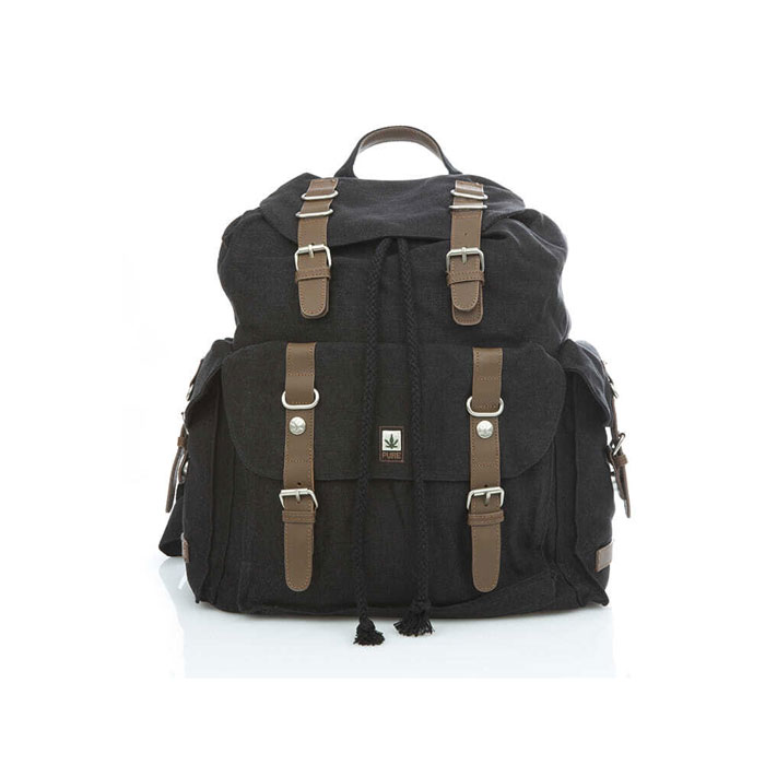 Φωτογραφία προϊόντος: Hemp Backpack Black - PURE