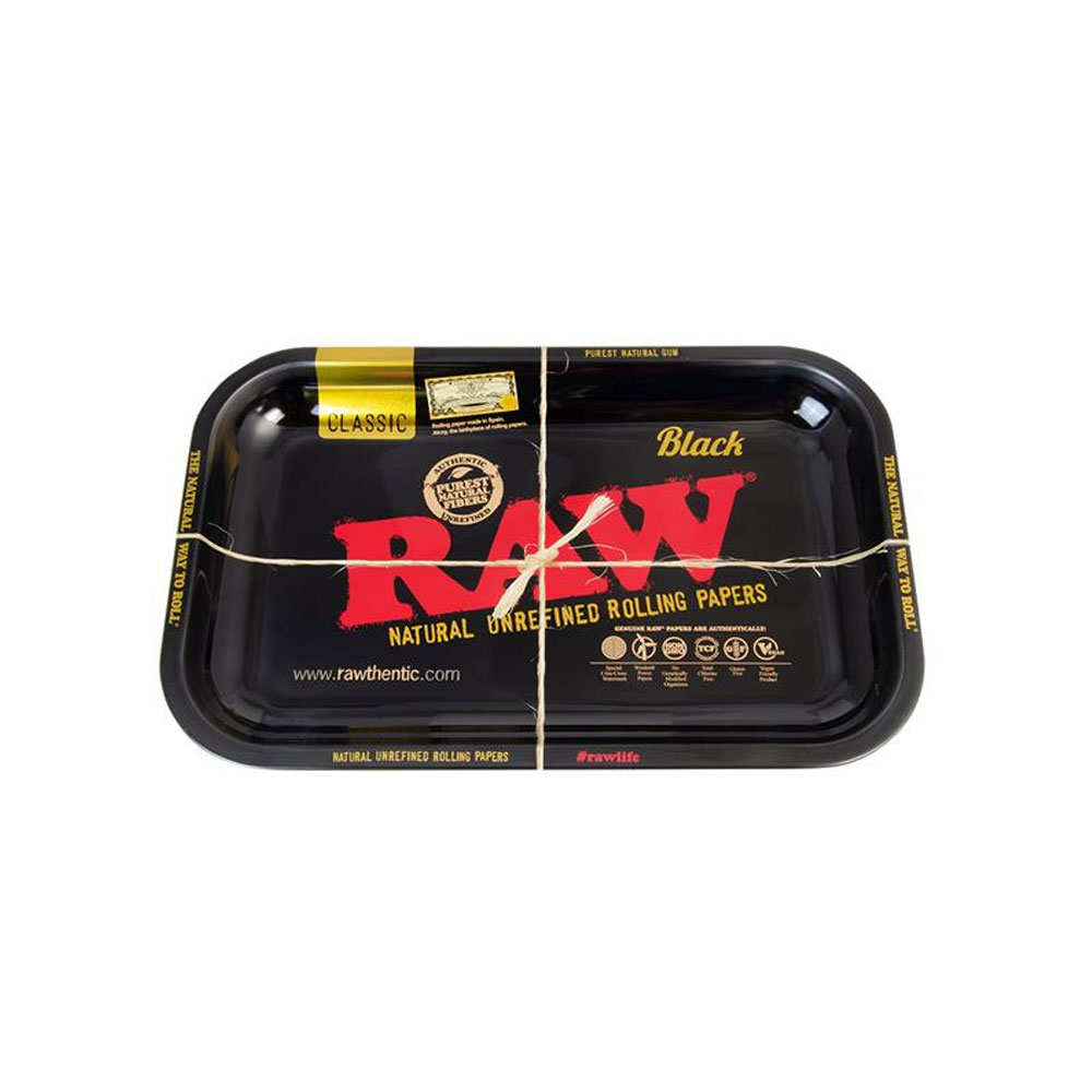 Φωτογραφία προϊόντος: Metal Rolling Tray Black Small – RAW