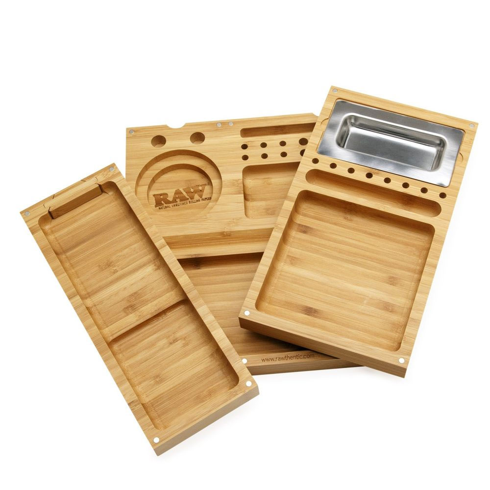 Φωτογραφία προϊόντος: Bambo Triple Flip Rolling Tray Δίσκος (50×26,5cm) - RAW