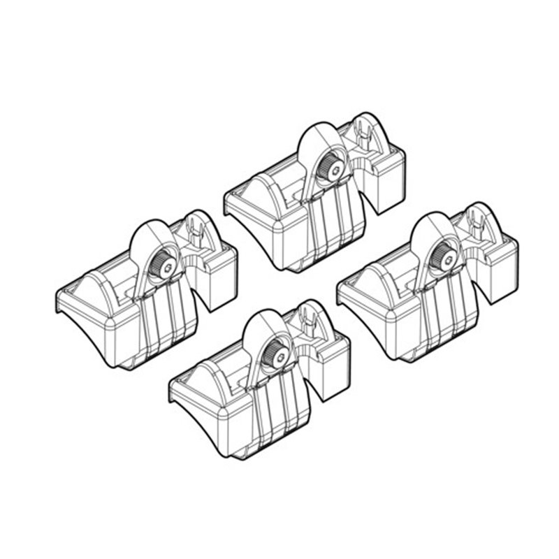 Φωτογραφία προϊόντος: AUDI A3 3D 05/03-08/12 KIT ΑΚΡΑ (ΠΟΔΙΑ) ΓΙΑ ΜΠΑΡΕΣ NORDRIVE (MPN: N21010)