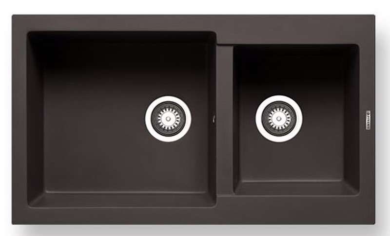 Φωτογραφία προϊόντος: Pyramis Alazia 1 3/4B 079811811 (Ένθετος Νεροχύτης από Συνθετικό Γρανίτη Μ86xΠ50cm Αντιστρεφόμενος)