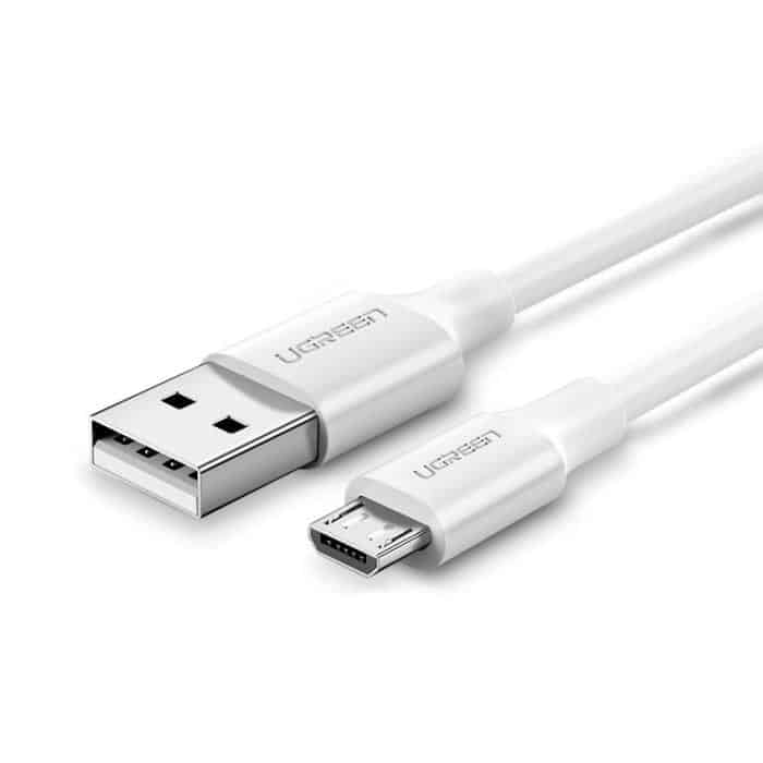 Φωτογραφία προϊόντος: Ugreen US289 Micro White 1m 60141 2A (Καλώδιο micro USB)