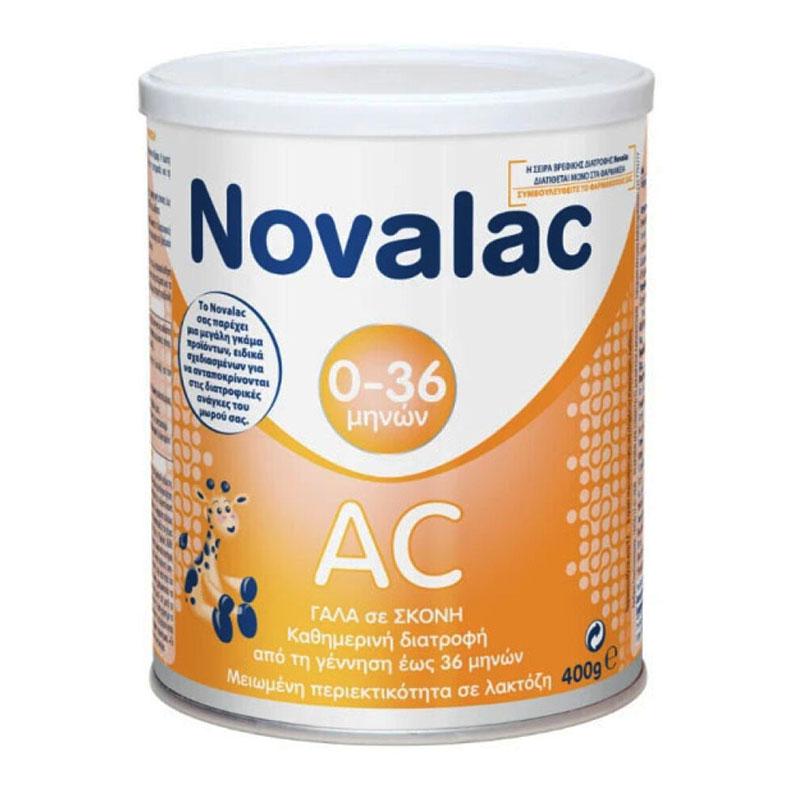Φωτογραφία προϊόντος: Novalac AC Παρασκεύασμα για Βρέφη από τη Γέννηση 400gr