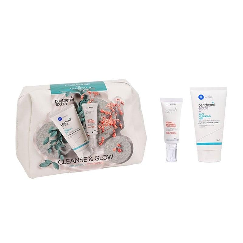 Φωτογραφία προϊόντος: Panthenol Extra PROMO PACK Cleanse & Glow, Ζελέ Καθαρισμού Προσώπου 150ml & Αντιρυτιδική Κρέμα Προσώπου 30ml