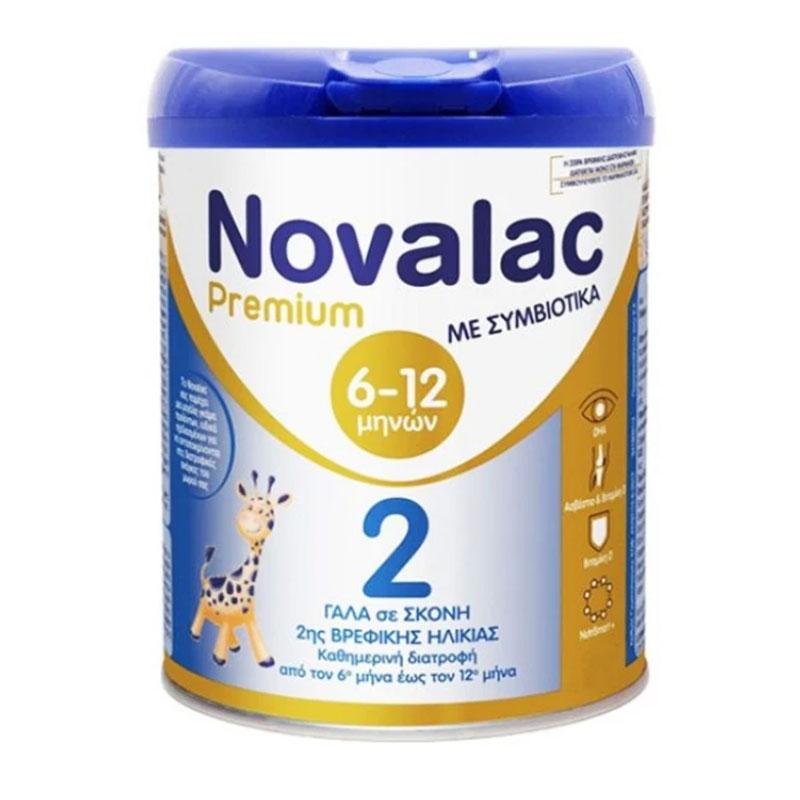 Φωτογραφία προϊόντος: Novalac Premium 2 Γάλα 2ης Βρεφικής Ηλικίας 6-12 μηνών 800gr