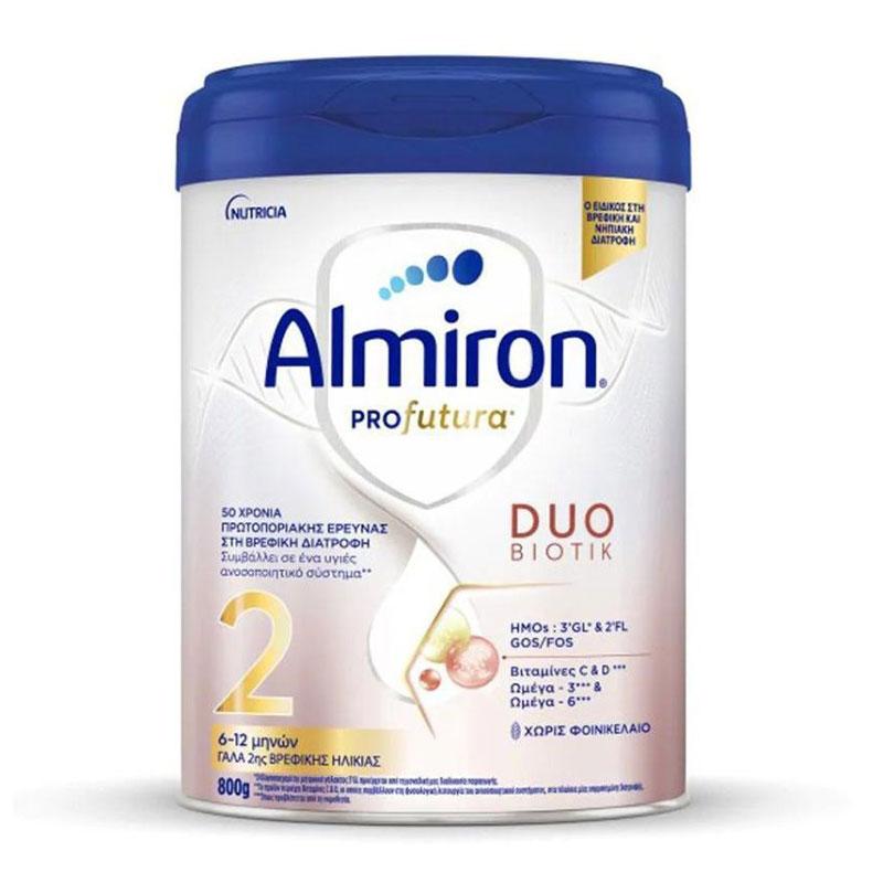 Φωτογραφία προϊόντος: Nutricia Almiron Profutura 2 Βρεφικό Γάλα σε Σκόνη Δεύτερης Ηλικίας Άνω των 6 Μηνών 800gr