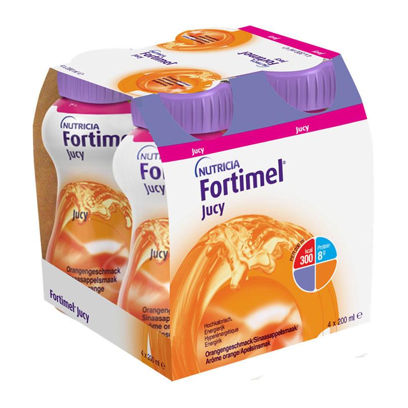 Φωτογραφία προϊόντος: Nutricia Fortimel Jucy Πορτοκάλι 8g Protein 4 × 200ml