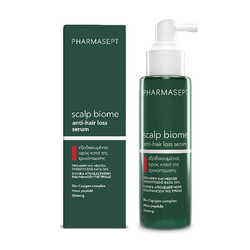 Φωτογραφία προϊόντος: Pharmasept Scalp Biome Anti-Hair Loss Serum Ορός κατά της Τριχόπτωσης 100ml