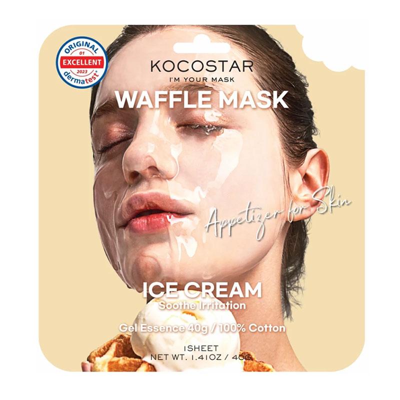 Φωτογραφία προϊόντος: VICAN Kocostar Waffle Mask Ice Cream Μάσκα Προσώπου για Ευαίσθητες Επιδερμίδες 1τμχ