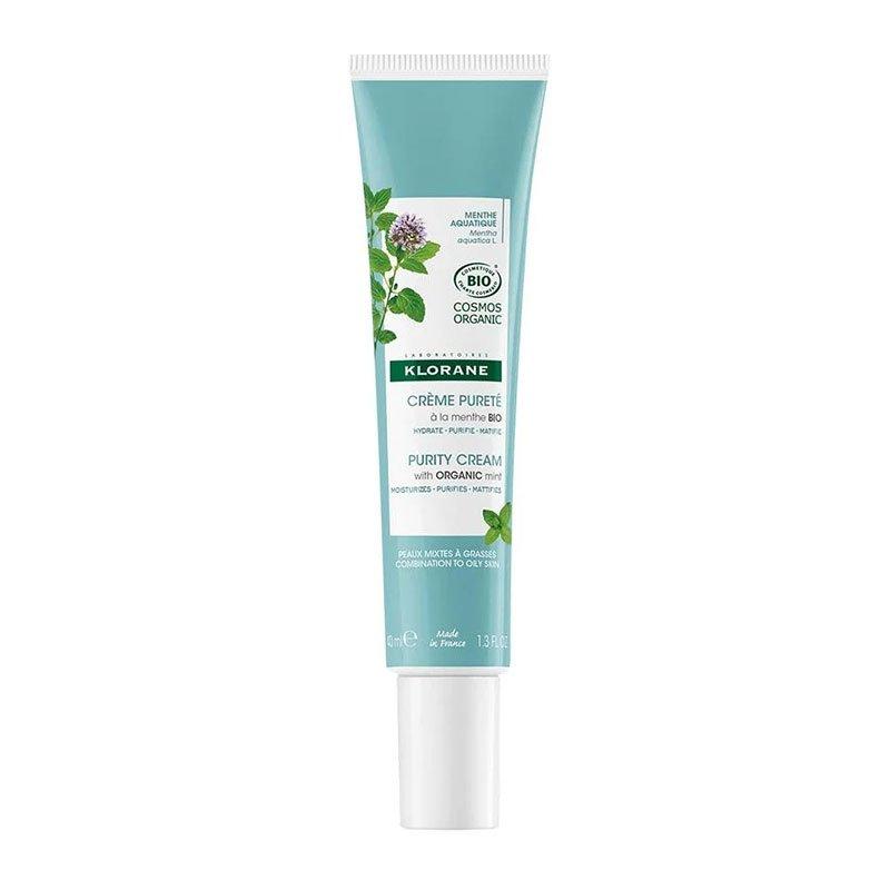 Φωτογραφία προϊόντος: Klorane Aquatic Mint Purity Cream Κρέμα Προσώπου με Υδάτινη Μέντα για Μικτό-Λιπαρό Δέρμα 40 ml