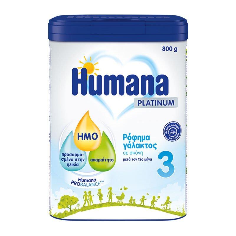 Φωτογραφία προϊόντος: Humana Γάλα σε Σκόνη Platinum 3 12m+ 800gr