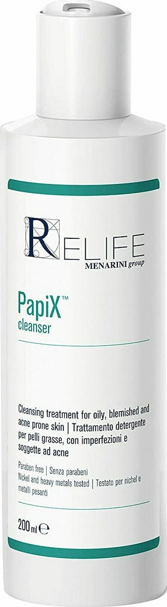 Φωτογραφία προϊόντος: Menarini Relife Papix Cleanser Καθαριστικό Για Λιπαρό & Με Τάση Για Ακμή Δέρμα 200ml