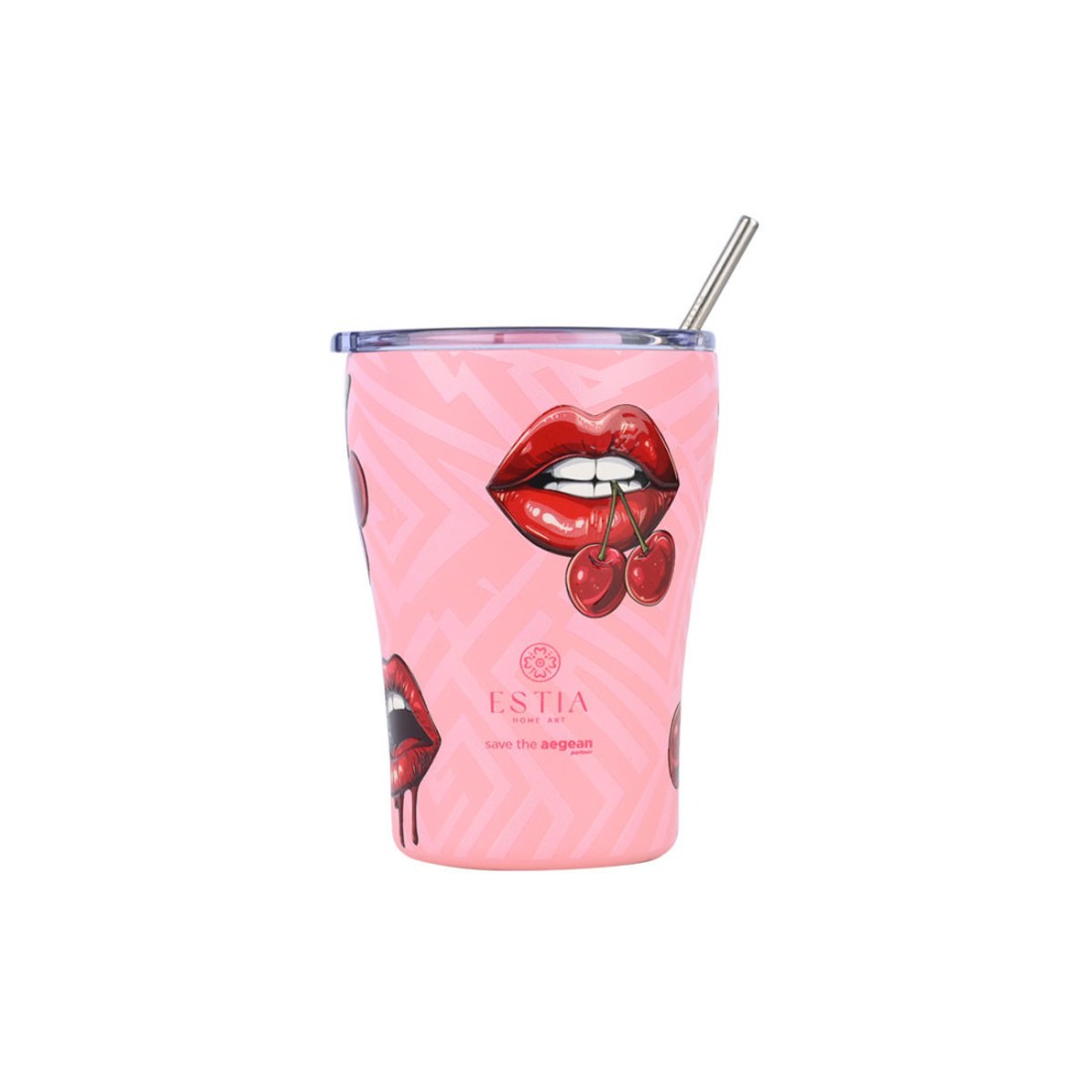 Φωτογραφία προϊόντος: Θερμός Coffee Mug 350ml Blush Pop με καλαμάκι 01-31800 ESTIA ESTIA