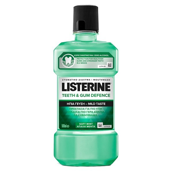 Φωτογραφία προϊόντος: Listerine Teeth & Gum Defence Στοματικό Διάλυμα 500ml.