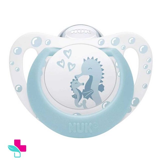 Φωτογραφία προϊόντος: Nuk First Choice Πιπίλα με Θηλή Σιλικόνης Ιππόκαμπος 0-6m 1τεμ