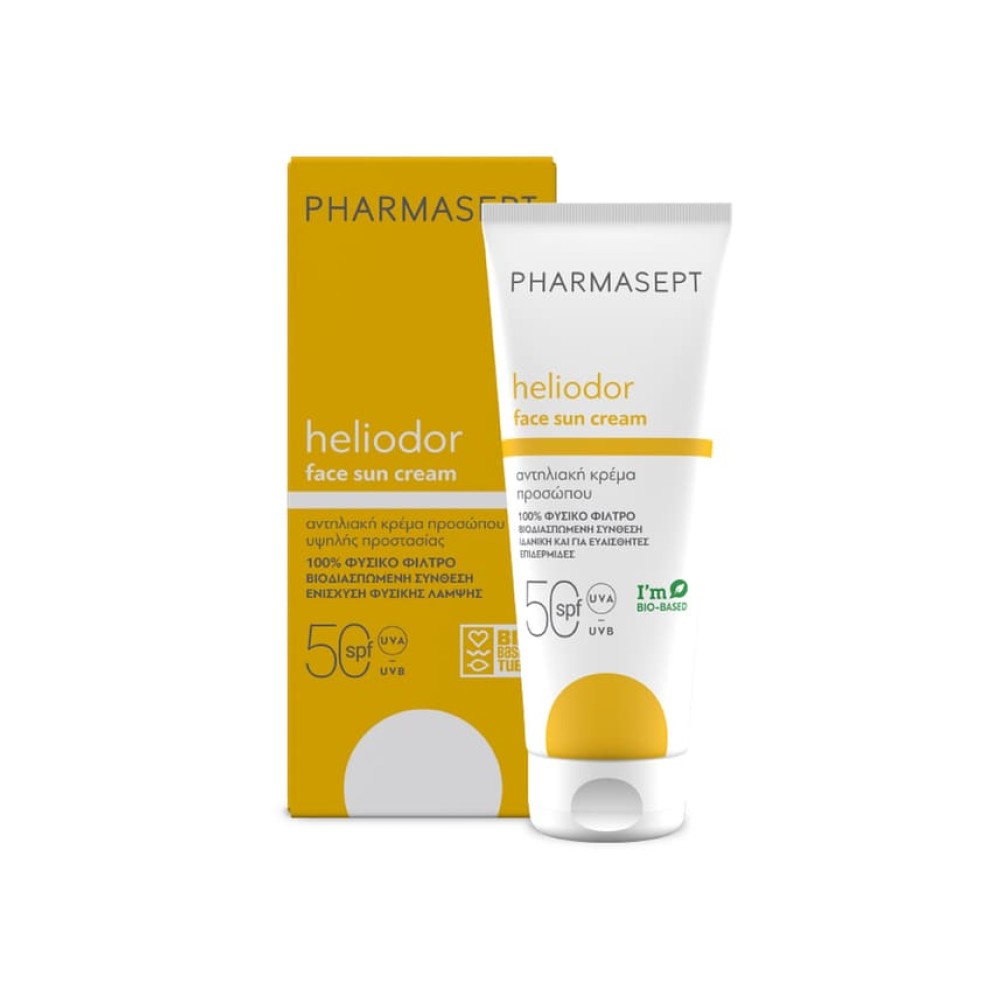 Φωτογραφία προϊόντος: Pharmasept Heliodor Face Sun Cream SPF50 Αντηλιακή Κρέμα Προσώπου 50ml