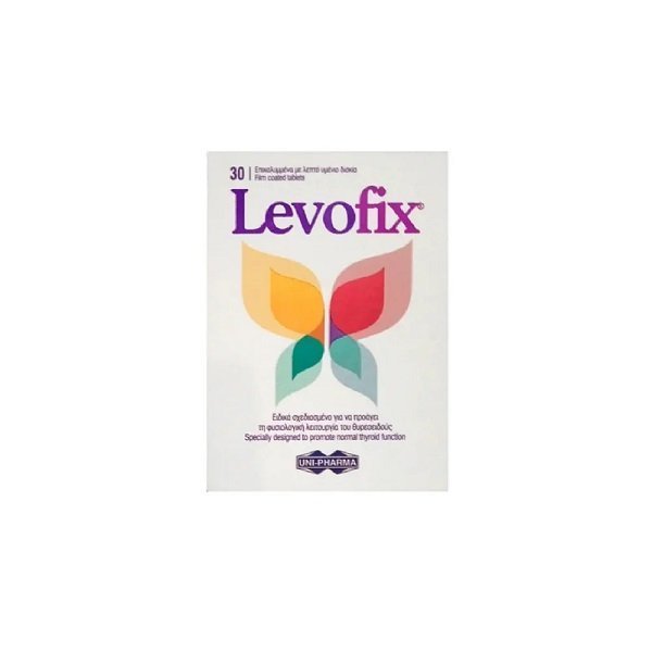 Φωτογραφία προϊόντος: Uni-Pharma Levofix Για Την Φυσιολογική Λειτουργία Του Θυροειδούς 30 Δισκία