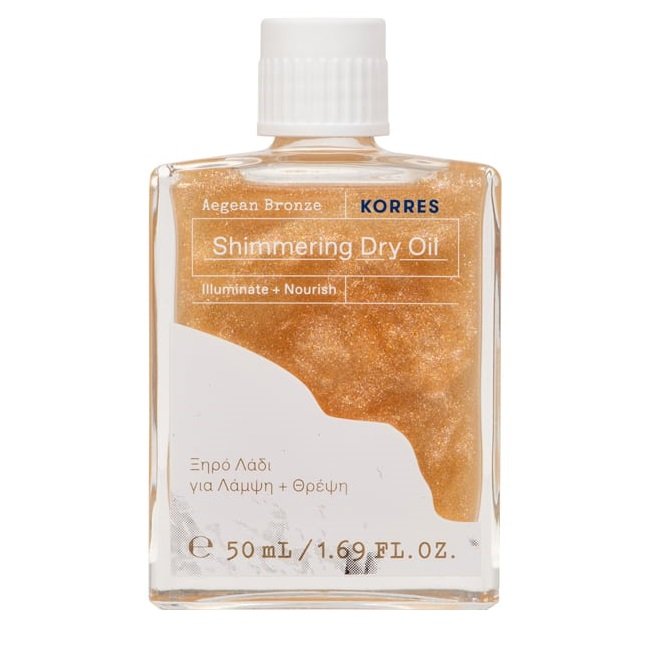 Φωτογραφία προϊόντος: Korres Aegean Bronze Illuminate & Nourish Shimmering Dry Oil - Ξηρό Λάδι Για Πρόσωπο, Μαλλιά & Σώμα Για Μπρονζέ Λάμψη, 50ml