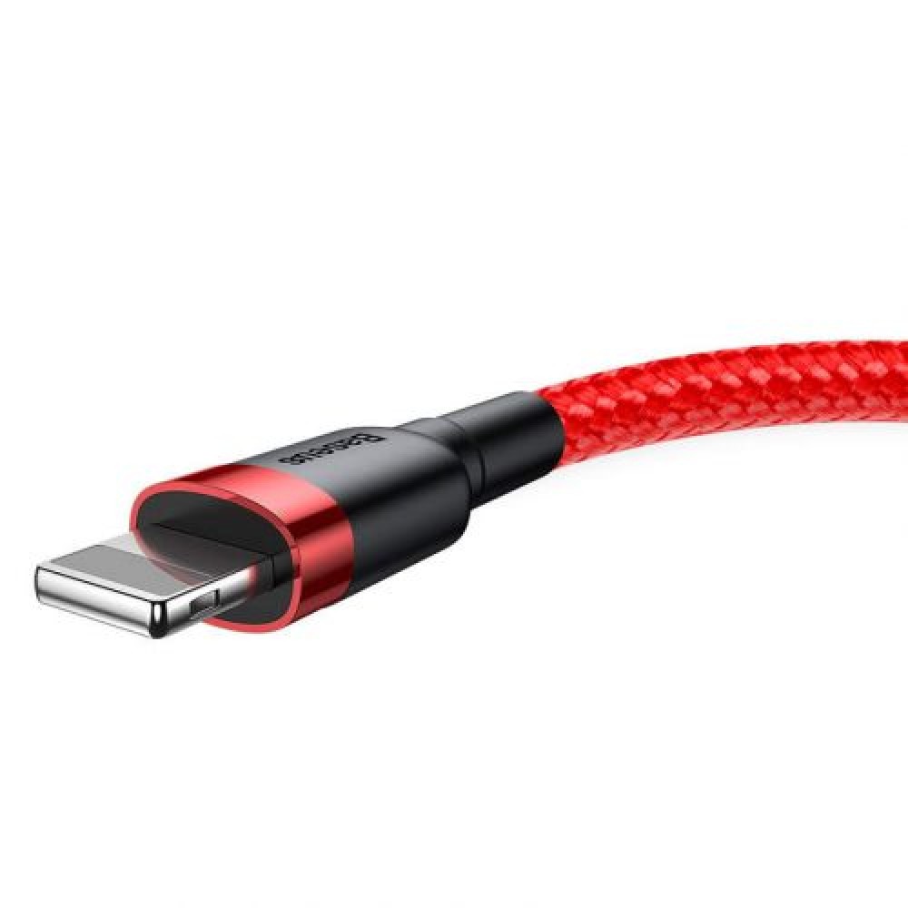Φωτογραφία προϊόντος: Baseus Lightning Cafule Cable 1.5A 2m Red + Red (CALKLF-C09)
