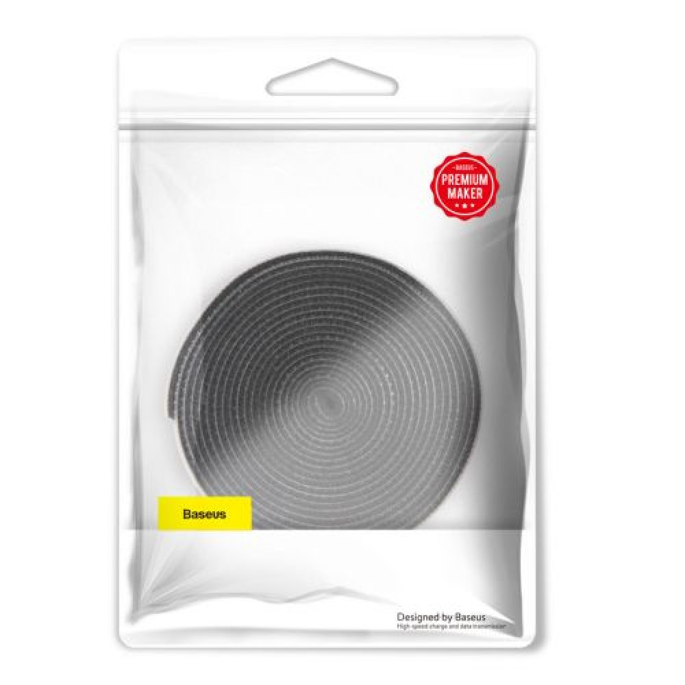 Φωτογραφία προϊόντος: Baseus Tool Rainbow Circle Velcro Straps 3m Black (ACMGT-F01)