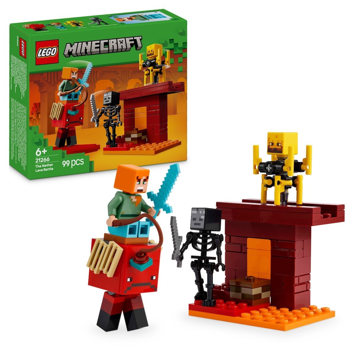 Φωτογραφία προϊόντος: Lego Minecraft: The Nether Lava Battle (21266)