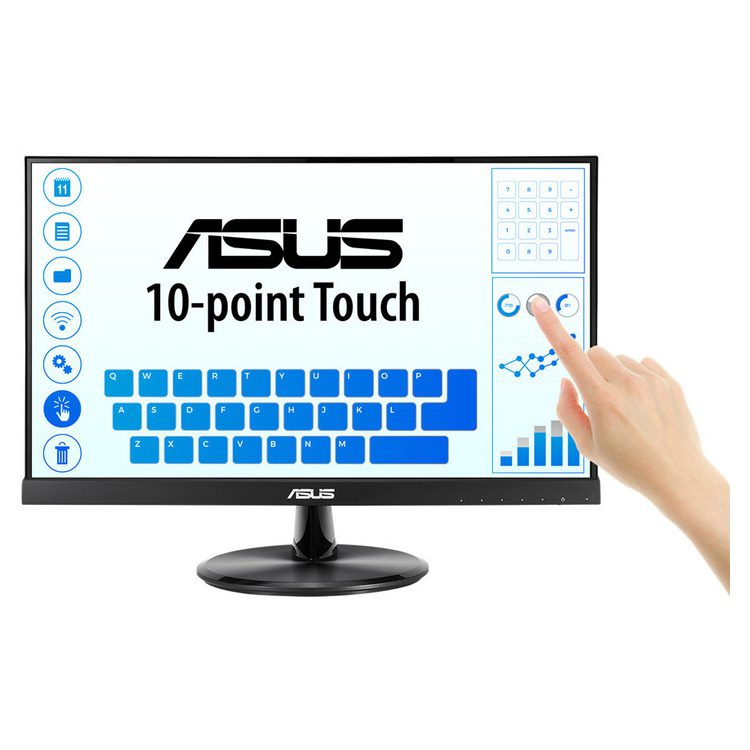 Φωτογραφία προϊόντος: ASUS Monitor ASUS VT229H, 21.5'' Touch 10-point, FHD, 5ms, 60Hz IPS, HDMI, D-SUB, Eye Care, 3YearsW
