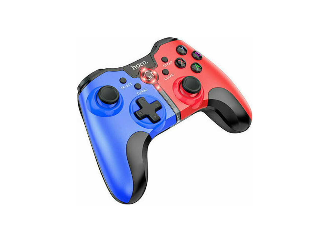 Φωτογραφία προϊόντος: Hoco GM8 Ασύρματο Gamepad για Android Red/Blue