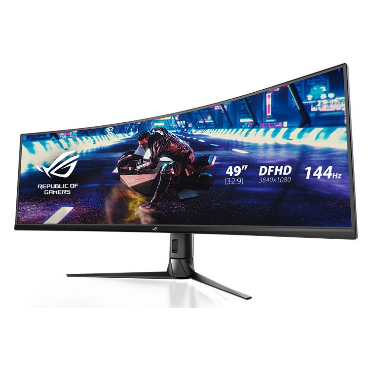 Φωτογραφία προϊόντος: ASUS Monitor ROG STRIX XG49VQ 49'' 3840x1080 144Hz, HDMI, DisplayPort, FreeSync 2 HDR, Height Adjustable, 3YearsW
