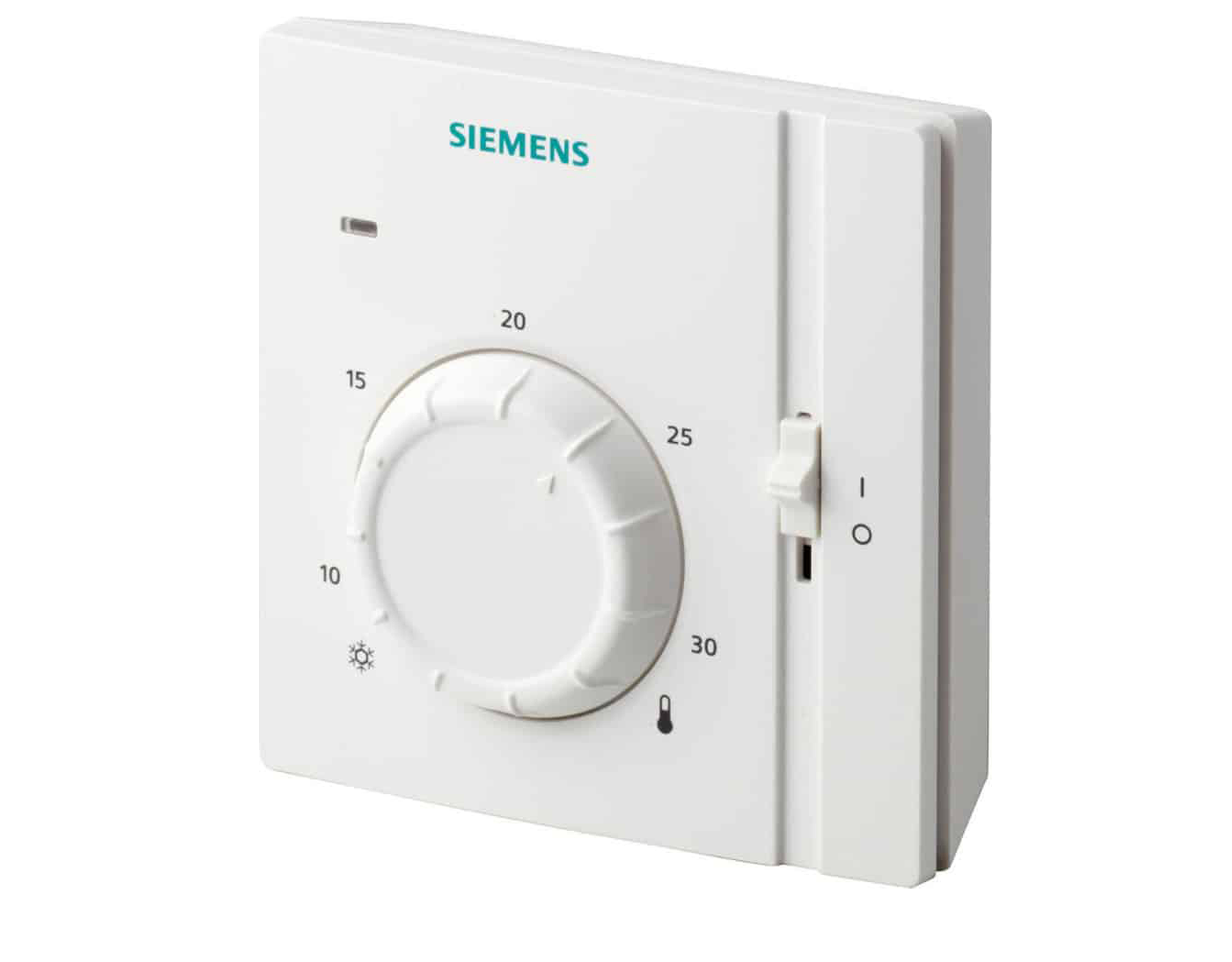 Φωτογραφία προϊόντος: Siemens θερμοστάτης χώρου με on/off διακόπτη και LED (RAA31.16)