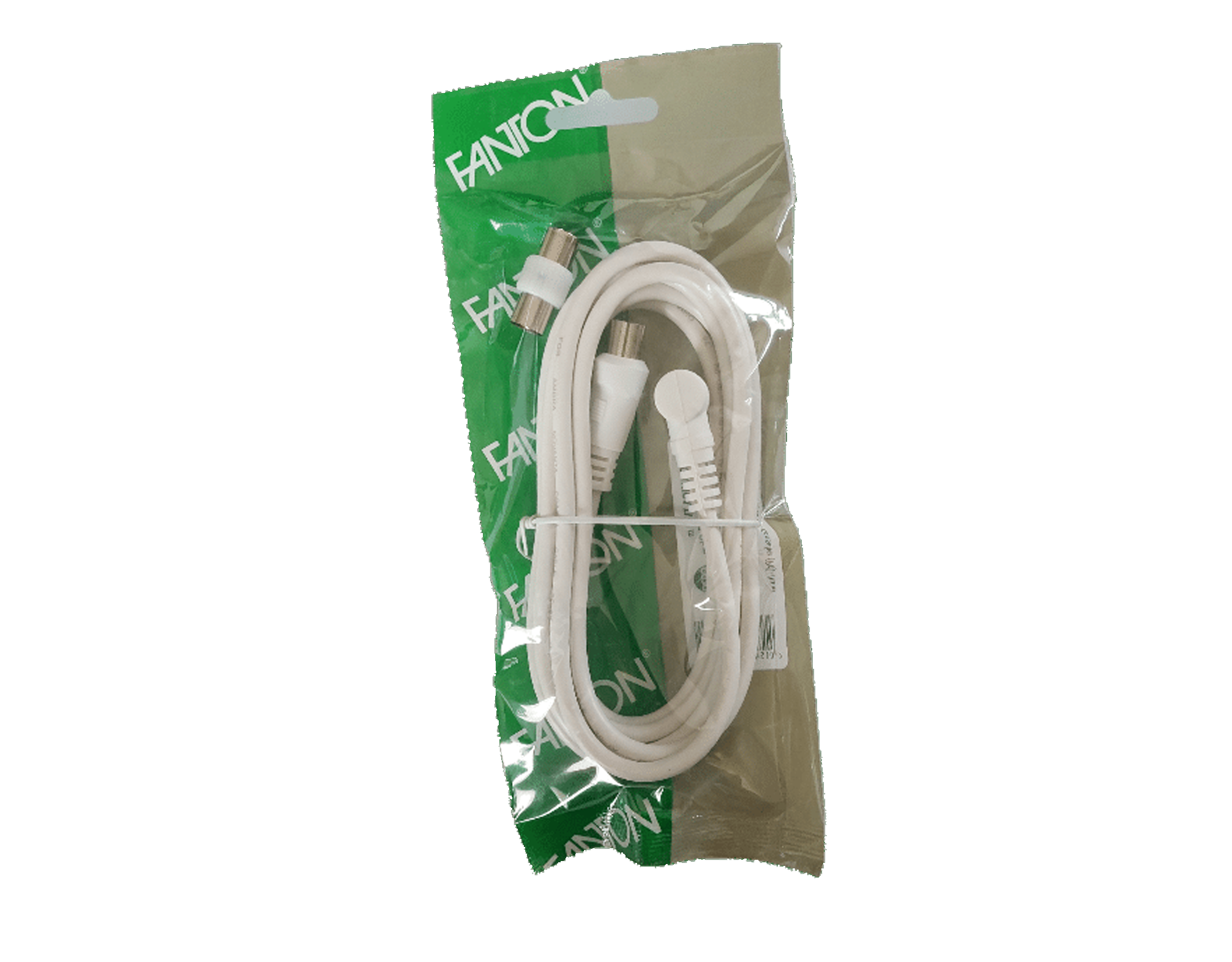 Φωτογραφία προϊόντος: Καλώδιο τηλεόρασης 2m, λευκό FANTON