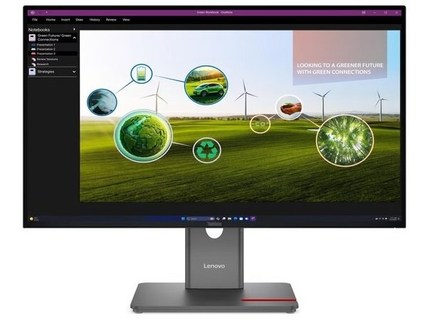 Φωτογραφία προϊόντος: LENOVO Monitor ThinkVision P27Q-40 27'' QHD IPS, HDMi,Display Port, USB, Height adjustable,3YearsW
