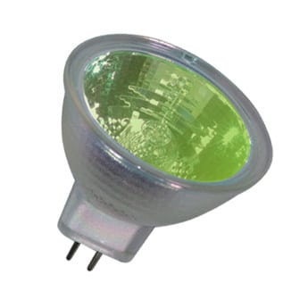 Φωτογραφία προϊόντος: GLOU Dichroic Λάμπα MR11 20W 12V GU4, Πράσινο Χρώμα