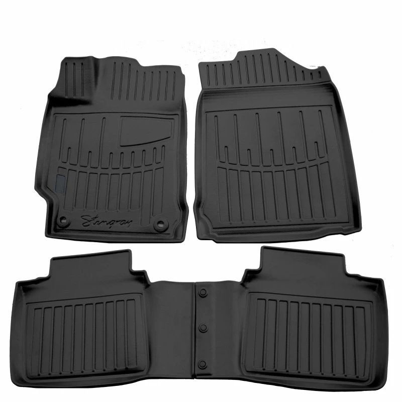 Φωτογραφία προϊόντος: Toyota Camry (2011-2017) 4 Door λαστιχένια μαύρα πατάκια σκαφάκια RACE AXION - 4τμχ