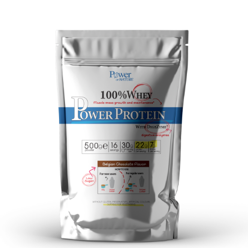 Φωτογραφία προϊόντος: POWER HEALTH Power Of Nature Power Protein Chocolate Flavor - Πρωτεΐνη Ορού Γάλακτος με Γεύση Σοκολάτα 500gr