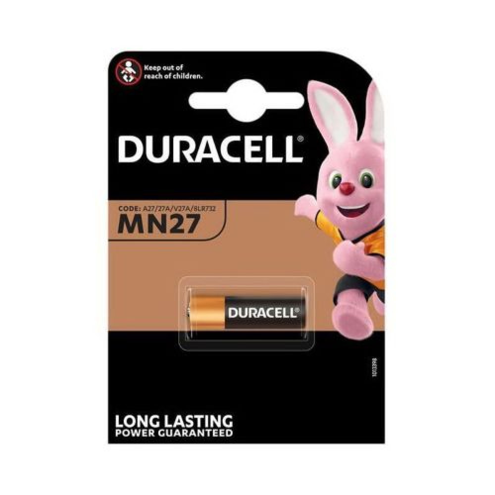 Φωτογραφία προϊόντος: DURACELL Battery (A27) AA Alkaline (1 battery / blister) 12V