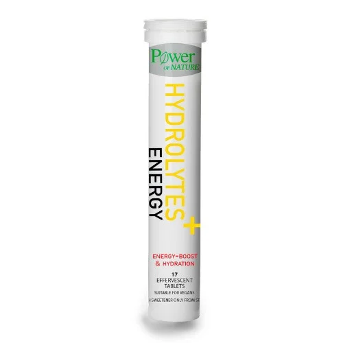 Φωτογραφία προϊόντος: Power Health Hydrolytes Plus Energy Stevia με Γεύση Φράουλα (17 αναβράζοντα δισκία)