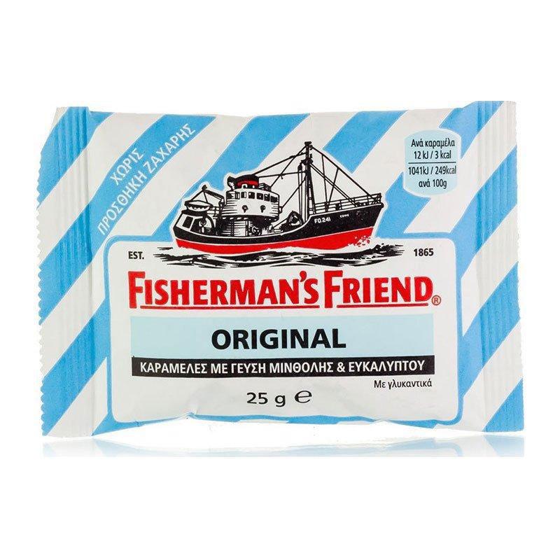 Φωτογραφία προϊόντος: Fisherman's Friend Original Καραμέλες χωρίς ζάχαρη με Μινθόλη & Ευκάλυπτο 25gr