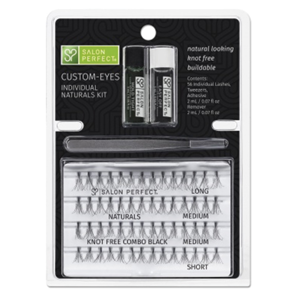 Φωτογραφία προϊόντος: Salon Perfect Knot-Free Combo Black Τουφάκια με Υγρό Τοποθέτησης & Αφαίρεσης