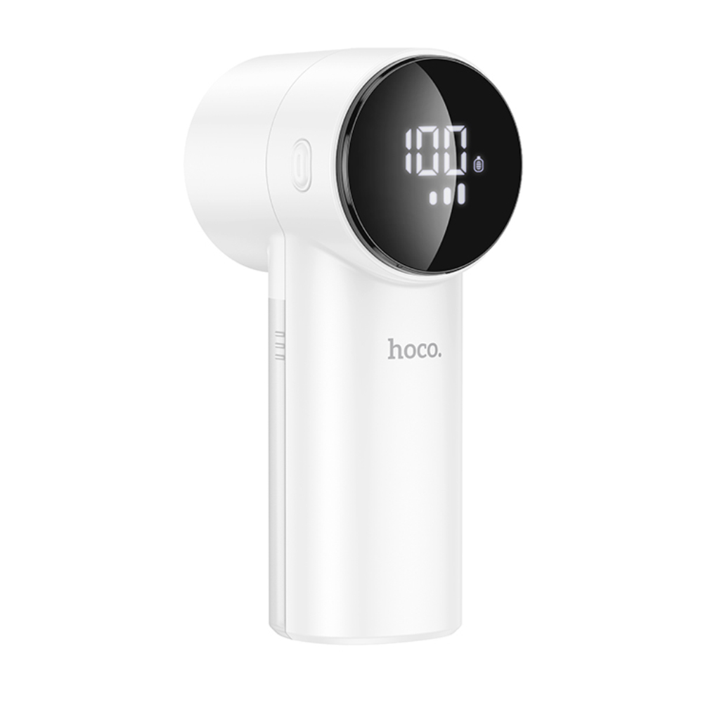 Φωτογραφία προϊόντος: 2ADD149A-D3CC-EF11-9A7B-C174DFB988E4 Επαναφορτιζόμενη Μηχανή Αφαίρεσης Χνουδιών Hoco HP70 800mAh με 6 Λεπίδες 7800 Rpm 3 Επιλογές Ταχύτητ