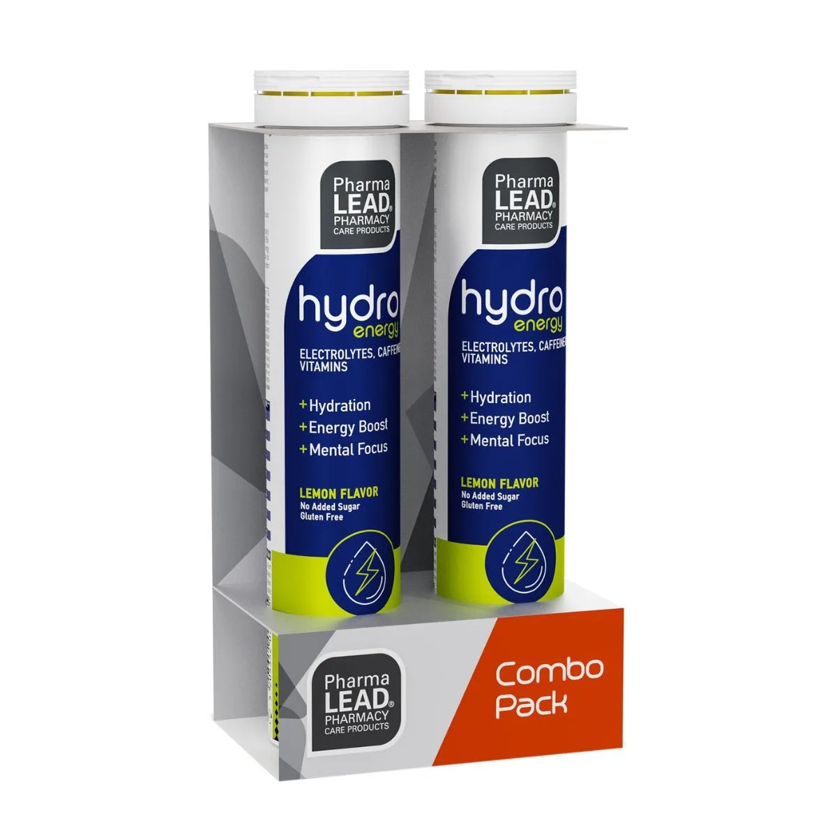 Φωτογραφία προϊόντος: Pharmalead Promo Hydro Energy Electrolytes Caffeine & Vitamins 2x20 Αναβράζοντα Δισκία Με Γεύση Λεμόνι