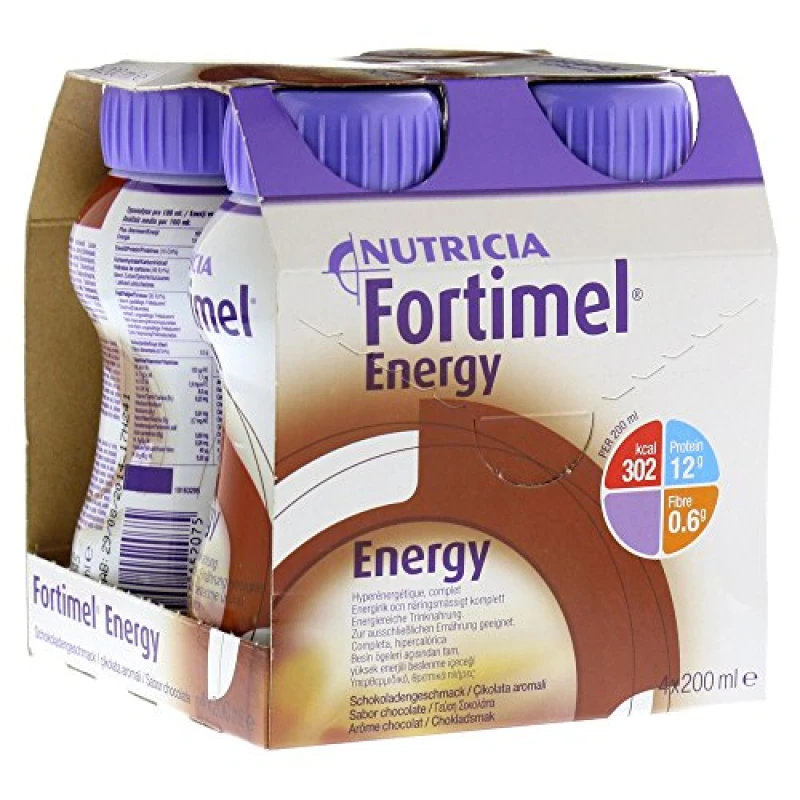 Φωτογραφία προϊόντος: Nutricia Fortimel Energy Σοκολάτα 12g Protein 4 x 200ml