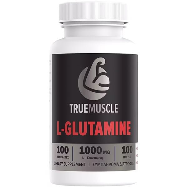 Φωτογραφία προϊόντος: NATURAL VITAMINS Truemuscle L-Glutamine 1000mg, 100tabs