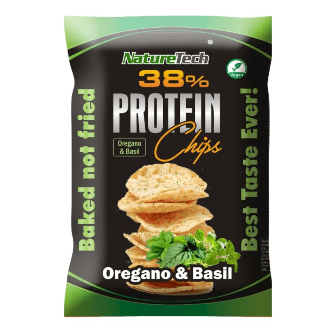 Φωτογραφία προϊόντος: Protein Chips 50gr (NatureTech) Oregano 'n Basil