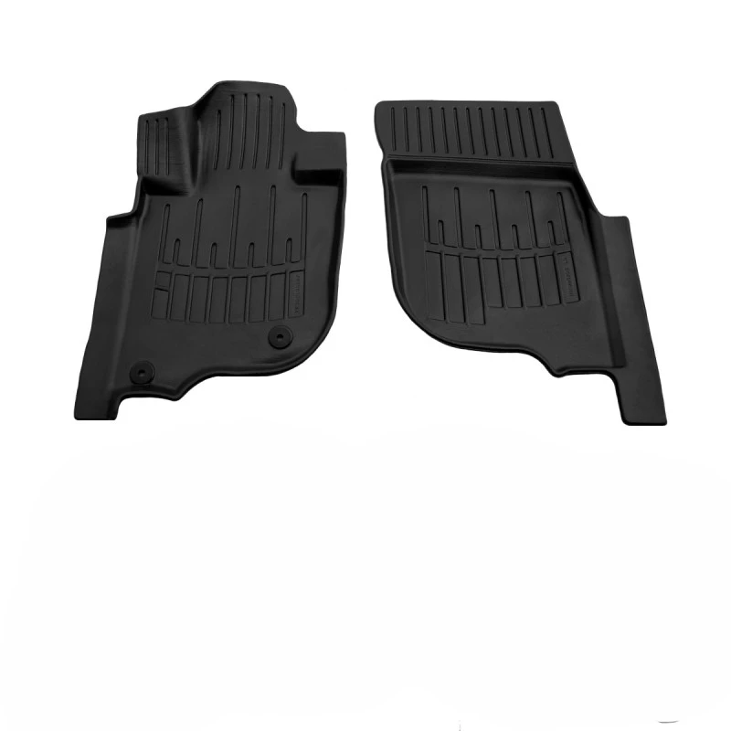Φωτογραφία προϊόντος: Fiat Fullback (2016+) / Mitsubishi L200 (2015-2023) / Pajero Sport (2015+) λαστιχένια μαύρα πατάκια σκαφάκια RACE AXION -2τμχ