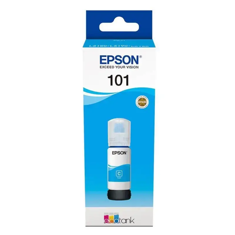 Φωτογραφία προϊόντος: Epson 101 Μελάνι Εκτυπωτή InkJet 127ml Cyan (C13T03V24A)