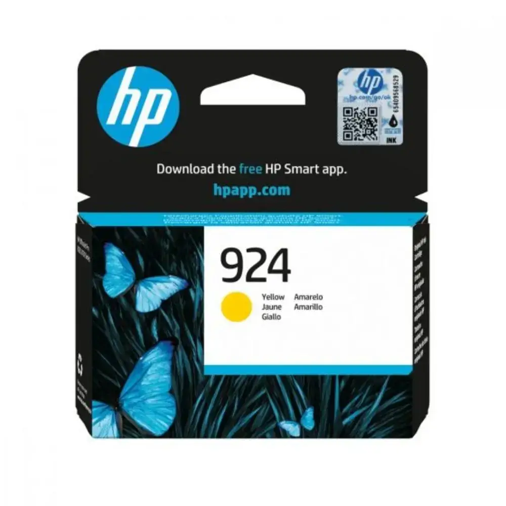 Φωτογραφία προϊόντος: HP 924 Yellow Original Ink Cartridge (4K0U5NE)